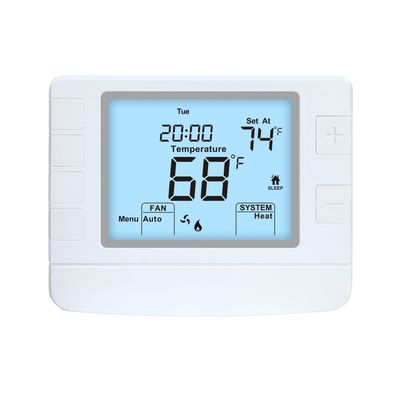 Termostato Programável de 7 Dias Personalizável Riseem com Designações de Terminal G e Fonte de Alimentação 50/60Hz