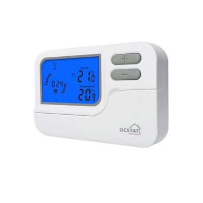 Corrente comutável 6 A 2 A Carga indutiva Electronic Boiler Room Thermostat Heat Cool Switch Display Temperatura 0°C 40°C em incrementos de 0,1°C