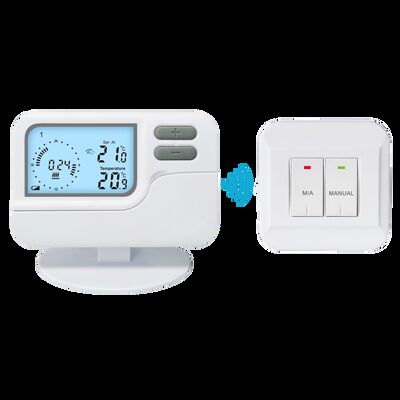 230V RF Programável Thermostat Wireless 7 Day Smart Thermostat Temperatura de Controle de Plataforma Projetada para Gestão do Clima e Monitorização Remota