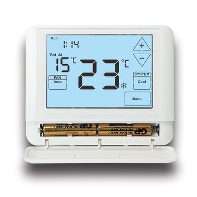24V de luz de fundo branca de cor Ar condicionado de quarto 7 dias Temperatura do termostato varia de 32°F a 99°F Ideal para controle de clima preciso em data centers