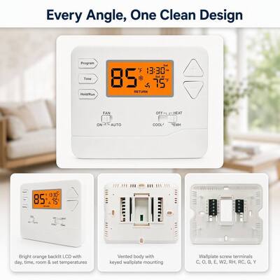 Miuputake Potente bomba de calor termostato termostato ajustável 5-10A Amp 24v ou bateria fonte de energia
