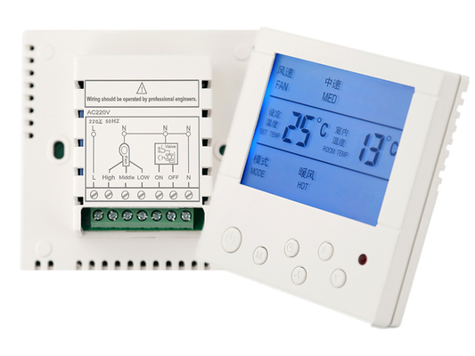 Termostato de controle remoto programável prendido Digitas do FCU para a cozinha fácil de operar
