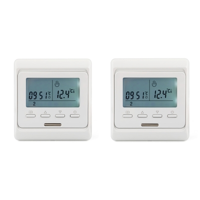 16A termostato programável do aquecimento Underfloor de 7 dias com luminoso branco