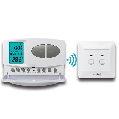 Termostato sem fio da sala de Digitas aquecimento de água programável de 7 dias