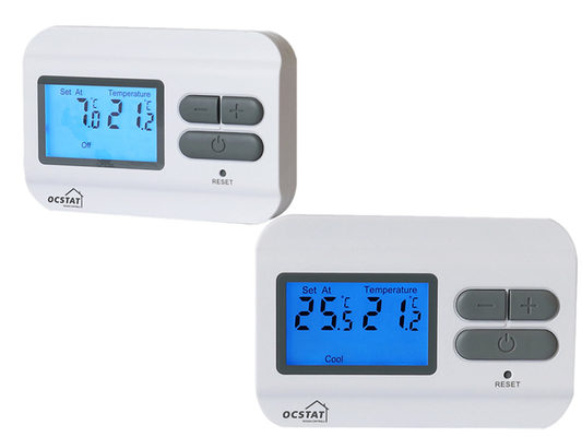 Riseem Press - botão Easy Reader Não programável manual de sala termostato digital eléctrico controlador de temperatura de sala para aquecimento