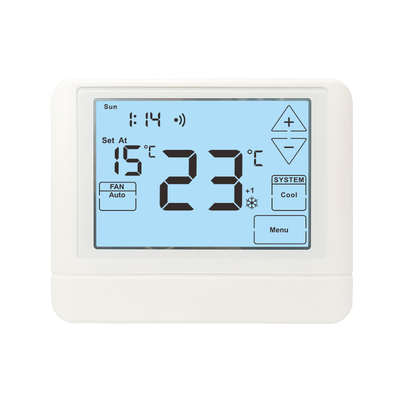 dia de 24V Wifi 7 ou 5/1/1 fechamento programável do teclado numérico da precisão ±1°C do termostato da sala