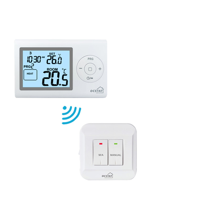 Riseem Programação Wireless RF Wifi Sala TUYA termostato para caldeira