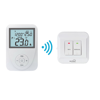 Riseem 230V WiFi RF Wireless Programmable Room Thermostat Para Caldeiras