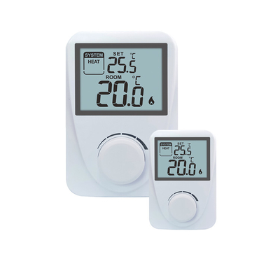 Riseem 230V LCD Display Omron Relay Sala com fio Termostato não programável Para caldeiras
