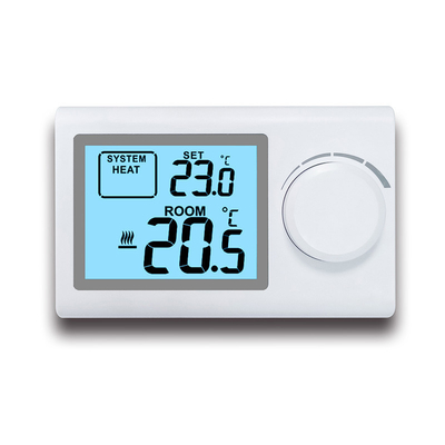 Controle de temperatura prendido caldeira do controle de aquecimento da água do termostato da sala de Digitas 	Termostato da sala prendida