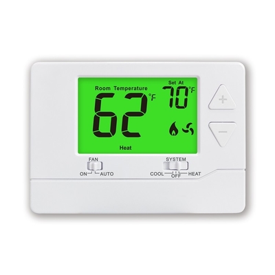 Termostato de bomba de calor não programável para casa até 2 calor e 2 frio STN3002