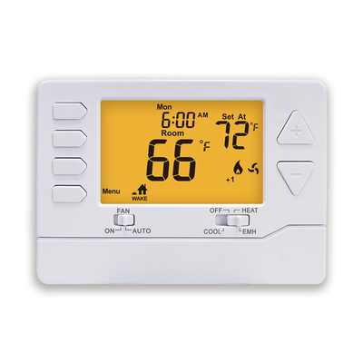 Riseem NTC Sensor 24V LCD 2 calor 1 frio Central Programável melhor termostato doméstico