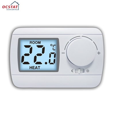 Riseem 230V AC 50Hz termostato de aquecimento com fio para sistema HVAC da sala de caldeiras