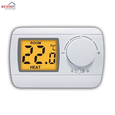 Riseem LCD termostatos não programáveis de aquecimento do chão 6A com sensor NTC inteligente
