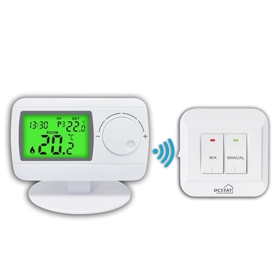 Riseem 50Hz Digital RF Boiler de Gás Sem Fio Termostato Doméstico 0,5 Grau Para Sistema HVAC