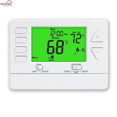 Riseem Digital LCD Bateria 24V Sala eletrônica 7 dias de programação termostato para controle de temperatura