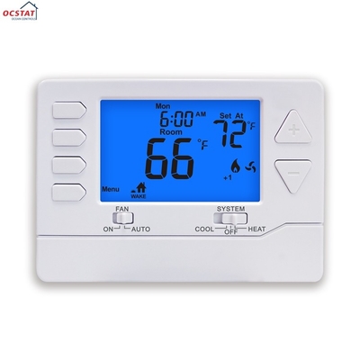 Riseem ABS 24V 7 dias termostato de quarto inteligente programável com ecrã LCD