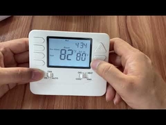 Termostato Digital para Ar Condicionado com Bomba de Calor 24V para Sistema HVAC