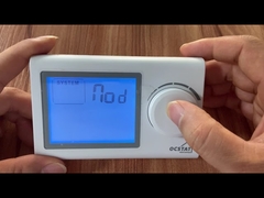 Termostato digital HVAC para aquecimento e arrefecimento ambiente com relé Omron de fácil operação e bateria