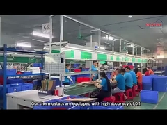 Termostato sem fio programável de 7 dias ABS branco para controle de aquecimento