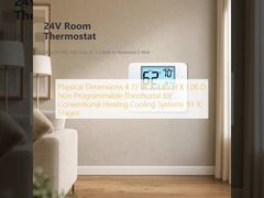 Controle climático simples do termostato não programável fácil